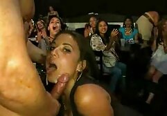 Dude in blue dress masturbates before camera free sexy film