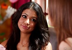 Two brunettes free sex trailers give a blowjob to a plumber and fucking him in bedroom